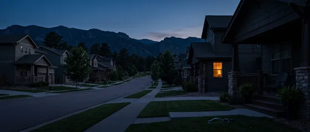 A neighborhood in Colorado Springs