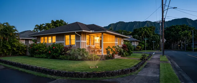 A neighborhood in Honolulu