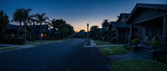 A neighborhood in Long Beach
