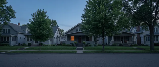 A neighborhood in Minneapolis