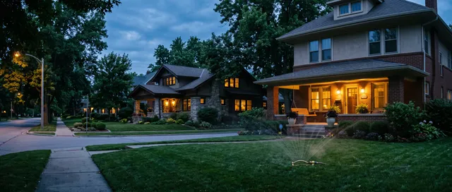 A neighborhood in Omaha